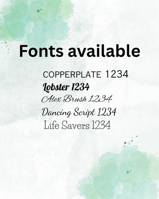 Fonts for Engraving