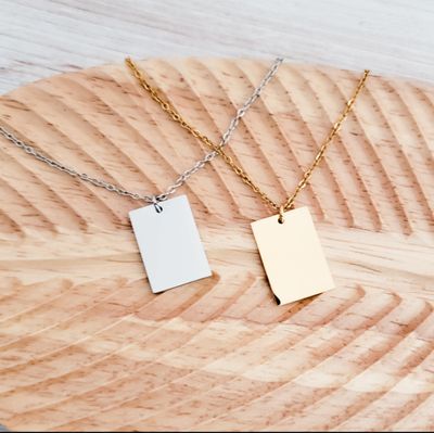 Rectangle Necklace Pendant
