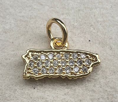 PR Sparkle small island charm