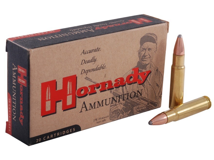 Hornady Custom 358 Win 200 Grain SP (20 Rounds)