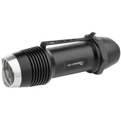 LED Lenser F1 Flashlight black body
