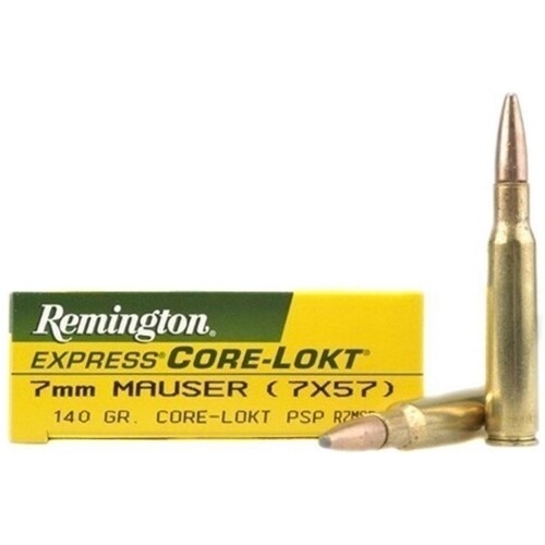 Remington Core-Lokt 7mm Mauser (7x57) 140 Grain PSP (20 Rounds)