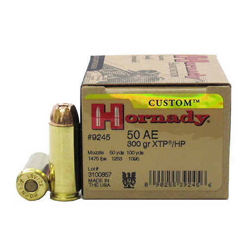 Hornady Custom 50 AE 300 Grain XTP/HP (20 Count)