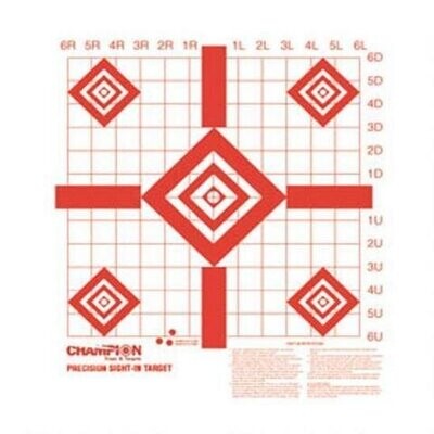 Champion Redfield Precision Sight-In Target (10-Pack)