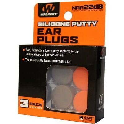 Walker's Silicone Putty Ear Plugs