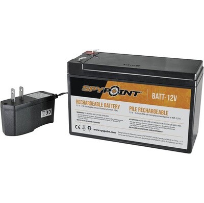Spypoint Rechargeable 12V Battery & Charger Set