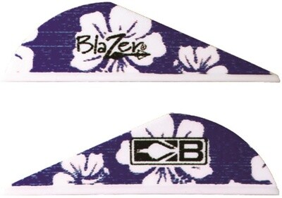 Bohning Blazer 2" Blue Hawaiian Vane (36 Count)