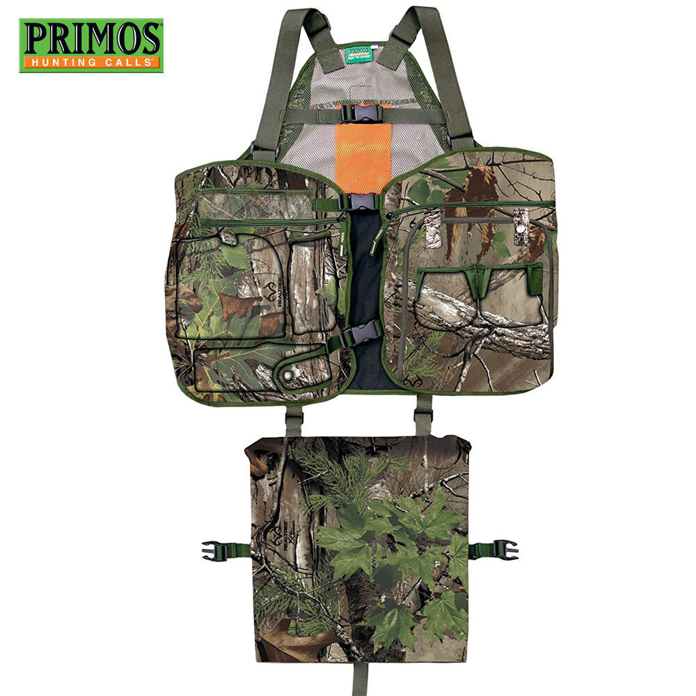 Primos Strap Turkey Vests, Color: Realtree Xtra Green, Size: XL/2XL