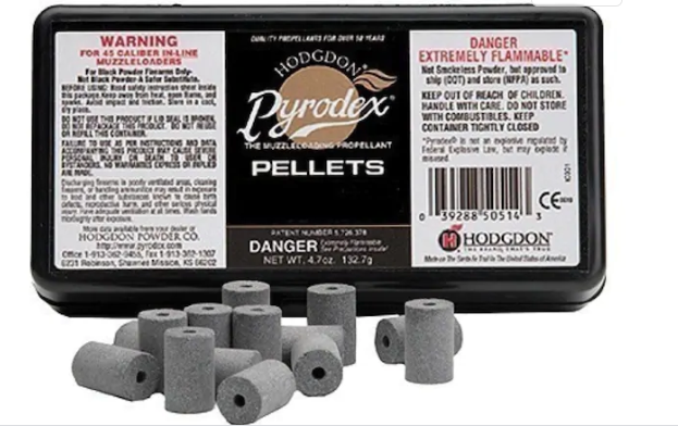 Hodgdon Pyrodex Pistol Pellets 100 Pack 44/45 Cal 30 Grain Equivalent