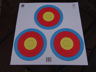 Maple Leaf 3-Spot Triangular Archery Target