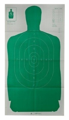 Champion B-27 Police Silhouette Single Paper Target