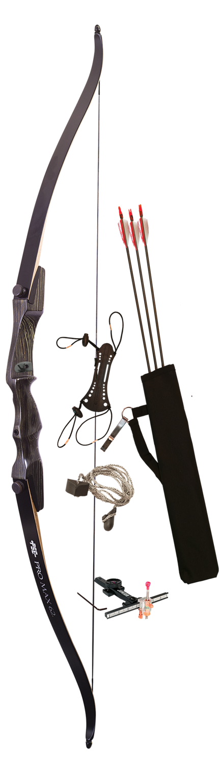 PSE Pro Max Recurve Bow Set 62" 25# RH