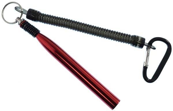X Zone Wacky Rigging Tool Red Finish With Coil Lanyard