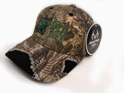 Triggers and Bows Distressed Camo Embroidered Logo Cap