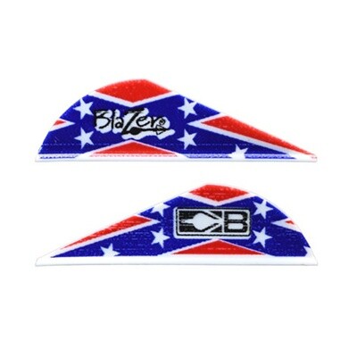 Blazer 2" Vanes Confederate Flag