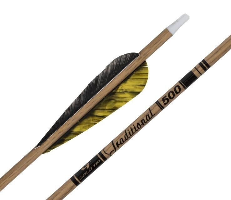 Gold Tip Traditional Carbon Arrows Woodgrain Finish 500 4