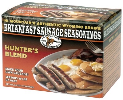 Hi Mountain Breakfast Sausage Seasonings Hunter's Blend