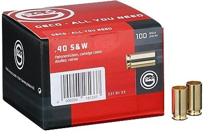 Geco Unprimed Brass (100 Count) .40 S&W