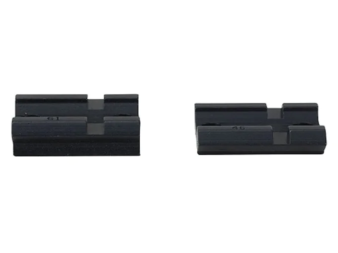 Weaver Aluminum Base Pair Matte Black 48465