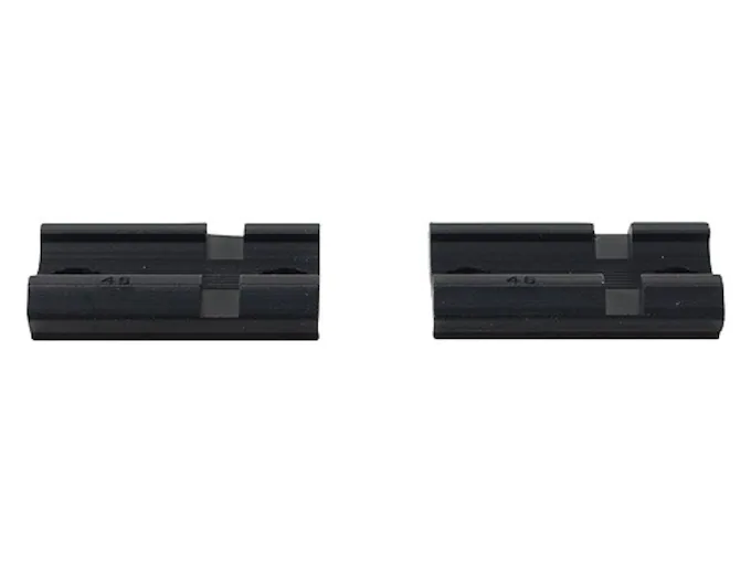 Weaver Aluminum Base Pair Matte Black 48466