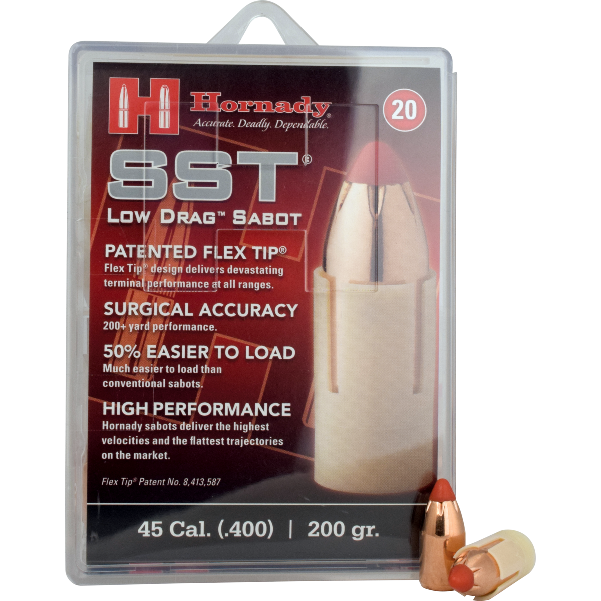 Hornady SST Low Drag Sabot .45 Cal 200 Grain