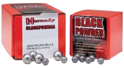 Hornady Black Powder Lead Round Balls .50 Cal .490&quot;  (100 Count)