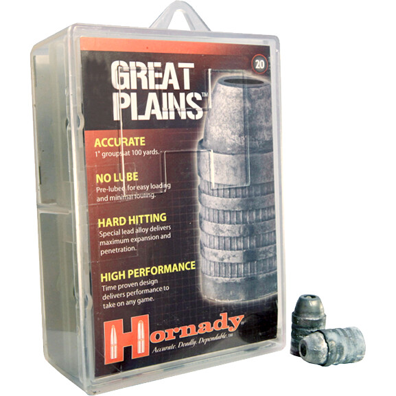 Hornady Great Plains Bullets .50 Cal 385 Grain