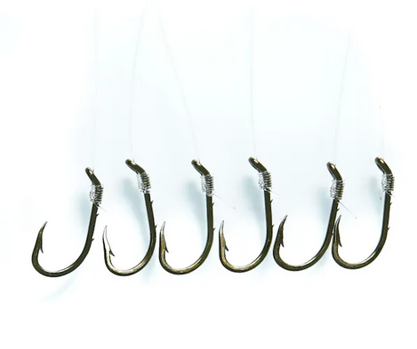 Mustad Snelled Beak Hooks (6-Pack)