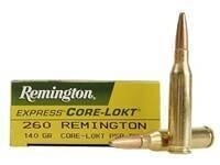 Remington Core-Lokt 260 Rem. 140 Grain PSP (20 Rounds)
