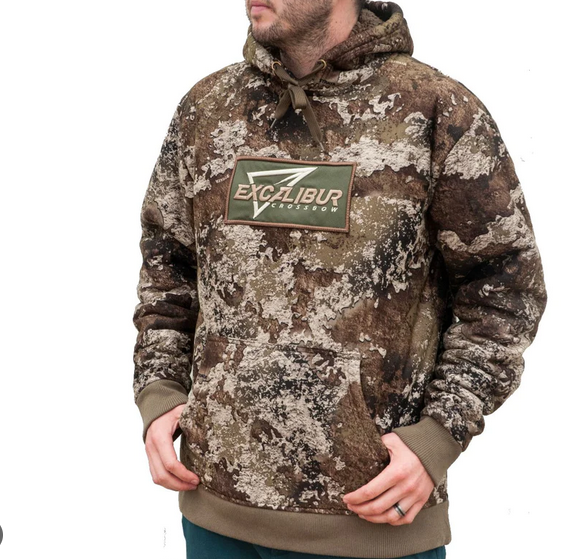 Excalibur Pullover Hoodie True Timber Strata , Size: M