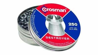 Crosman Destroyer Pointed Expanding .177 Cal (250 Count)