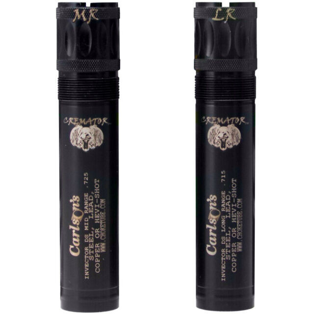 Carlson&#39;s Cremator Choke Tube Set for steel, lead or hevi shot  Mid/Long Range 12 Gauge Browning Invector DS
