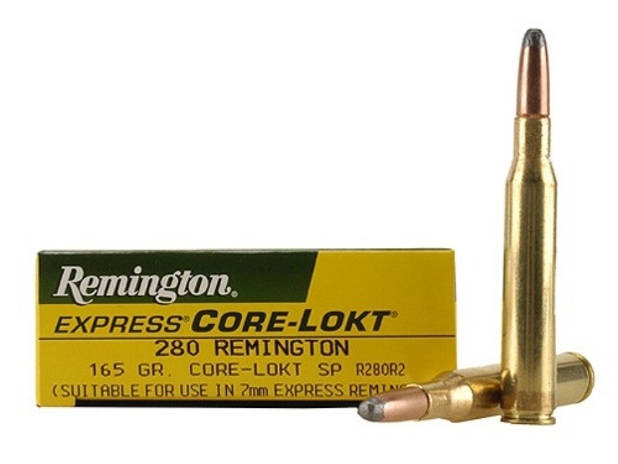 Remington Core-Lokt 280 Rem. 165 Grain SP  (20 Rounds)