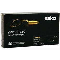 Sako Gamehead 243 Win. 100 Grain Soft Point (20 Rounds)
