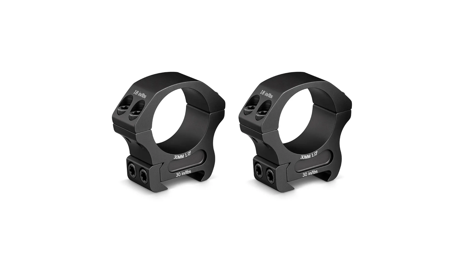 Vortex Pro Rings 30mm Medium 1.00Inch /25.4mm (2 rings)