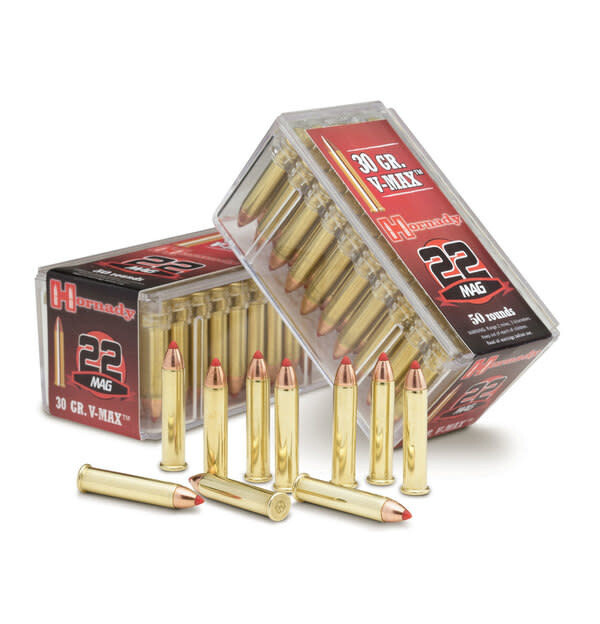 Hornady .22 Mag 30 Grain V-Max (50 Rounds)