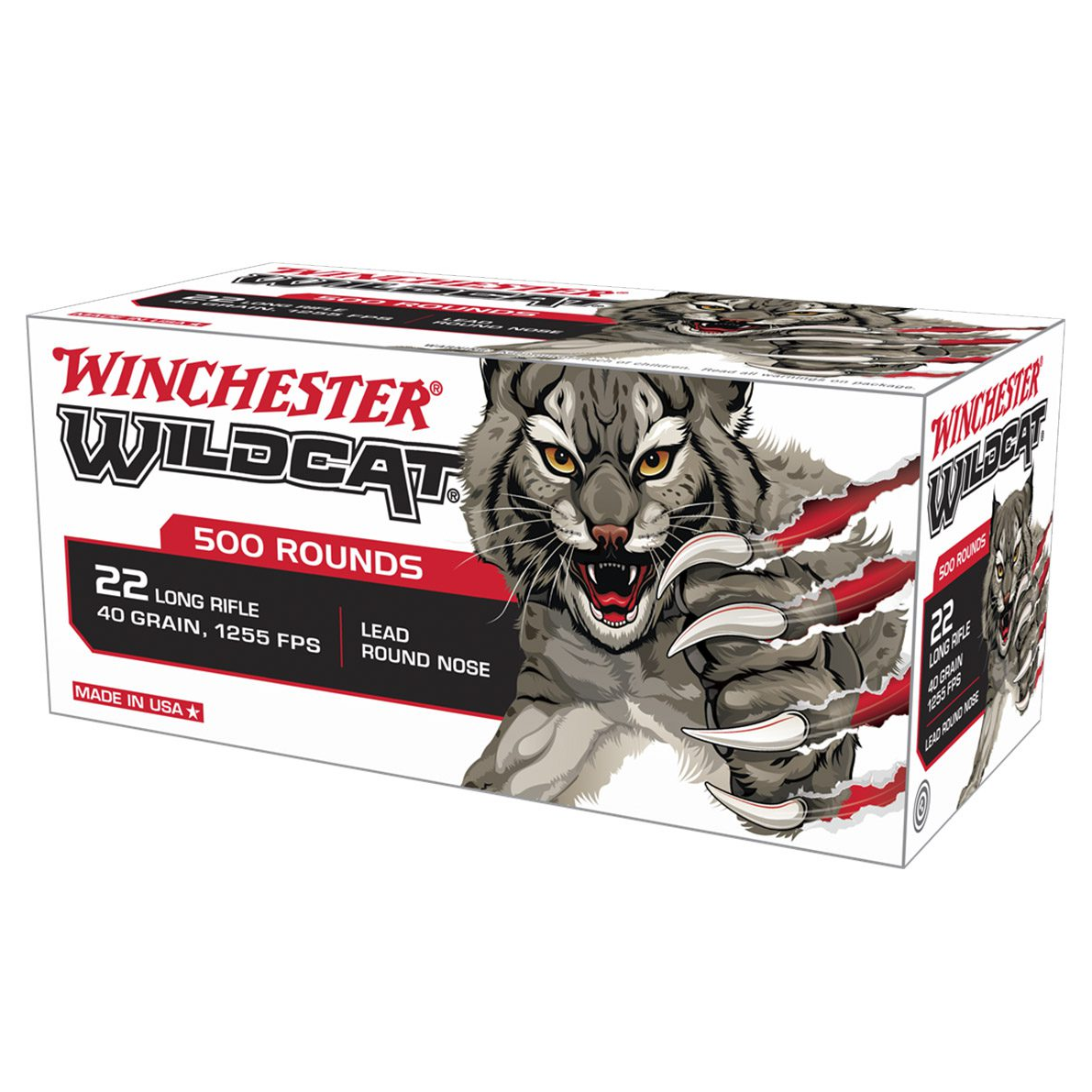 Winchester Wildcat 22 LR High Velocity (500 Count)