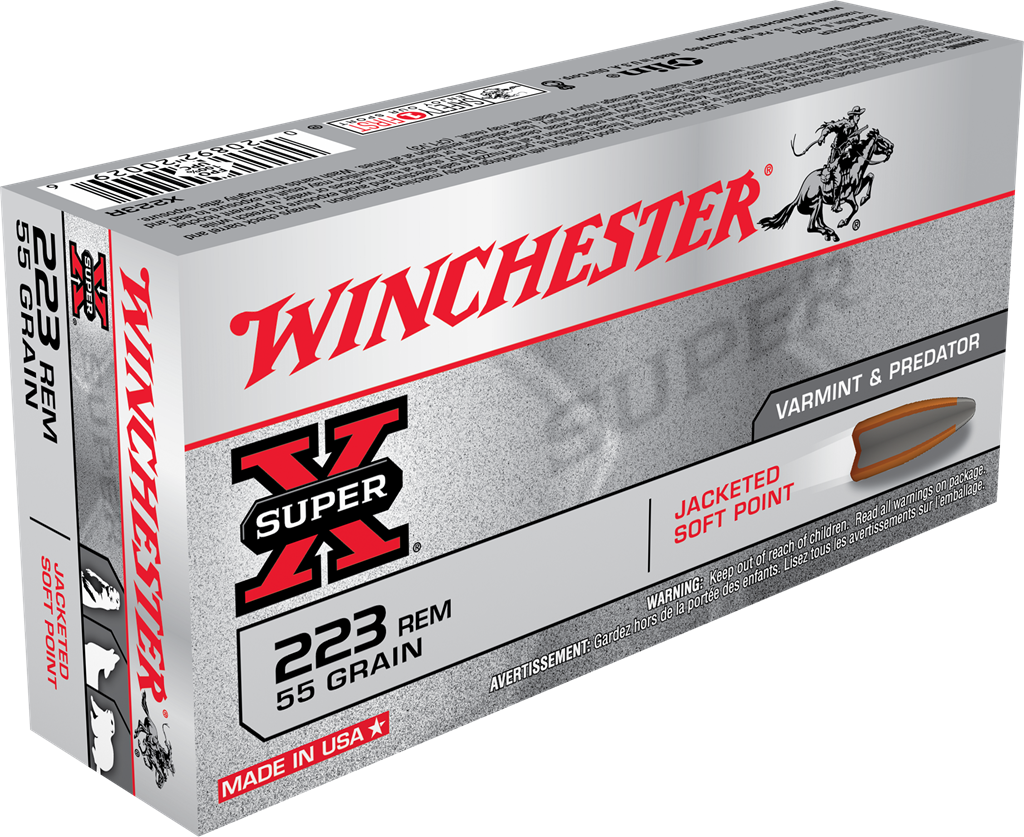 Winchester Super-X 223 Rem 55 Grain PSP (20 Rounds)