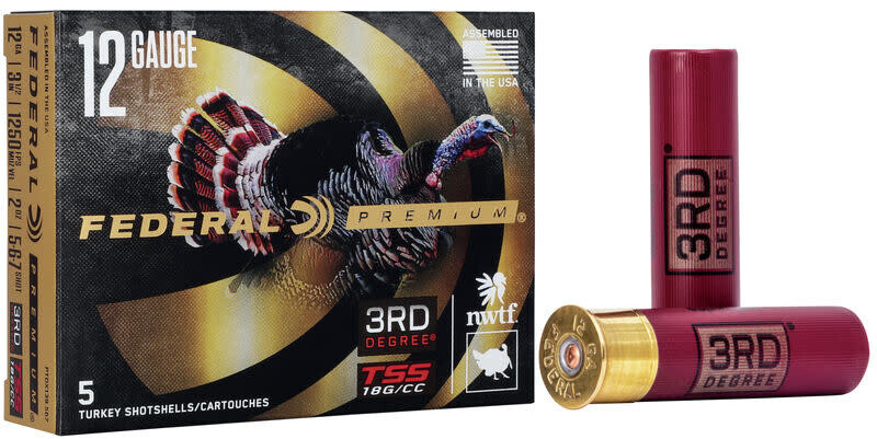 Federal Premium 3rd Degree Turkey Load 12 Gauge 5-6-7 Mixed Shot  3 1/2" 2 oz (5 Rounds)