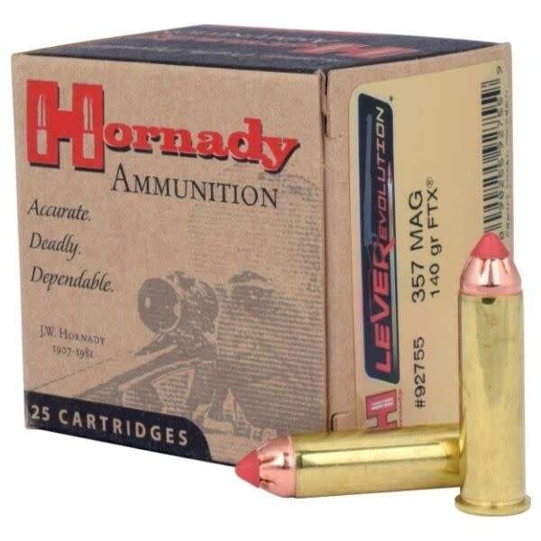 Hornady LEVERevolution .357 Mag 140 Grain FTX (25 Rounds)