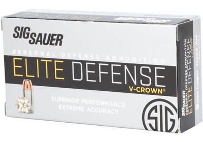 Sig Sauer Elite Performance 9mm 124 Grain JHP (20 Rounds)