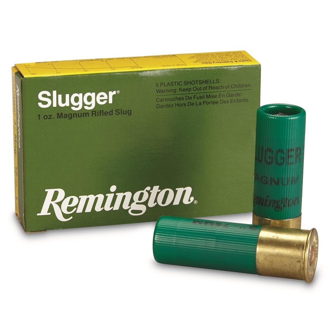 Remington Slugger Rifled Slugs 12 Gauge 2 3/4&quot; 1 oz (5 Rounds)