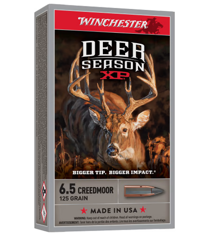 Winchester 6.5 Creedmoor 125 Grain Deer Season Extreme Point (20 Rounds)