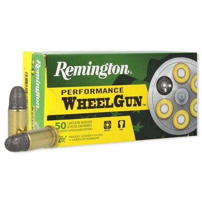 Remington Wheel Gun 38 S&W 146 Grain Lead Round Nose (50 Rounds)
