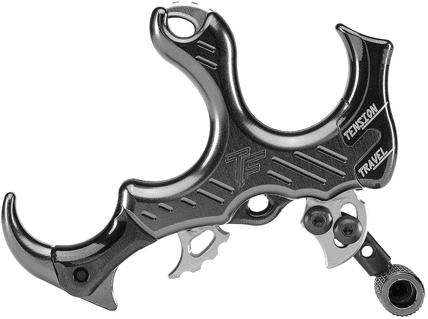 Trufire Archery Synapse 3 or 4 Finger Release Silver Finish
