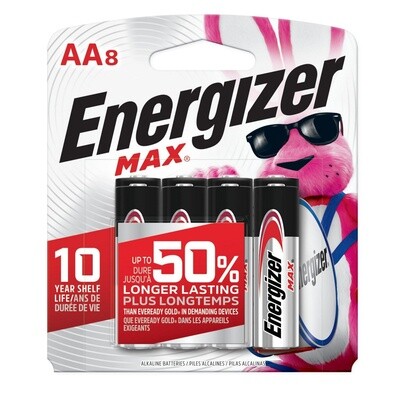Energizer Batteries AA (8-Pack)