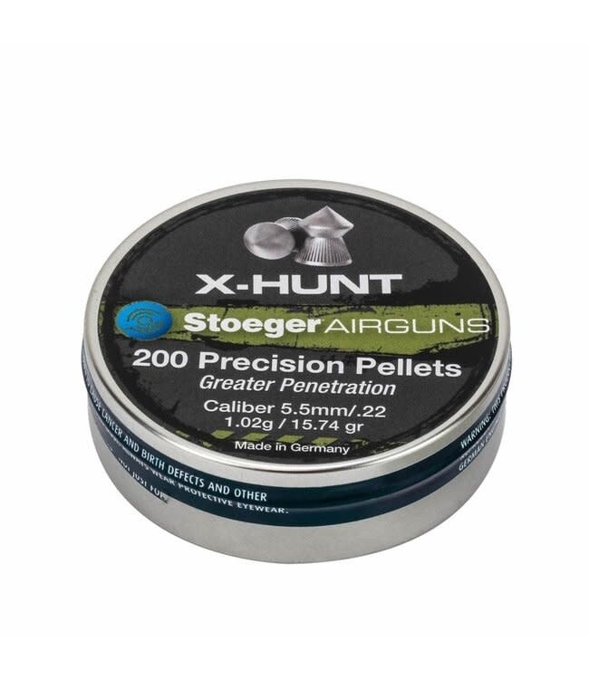 Stoeger X-Hunt 5.5mm/.22 Cal. Pellet 15.74 Grain (200 Count) Stoeger X-Hunt 5.5mm/.22 Cal. Pellet 15.74 Grain (200 Count)