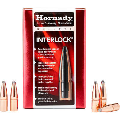 Hornady InterLock Bullets 8mm 150 Grain SP  (100 Count)