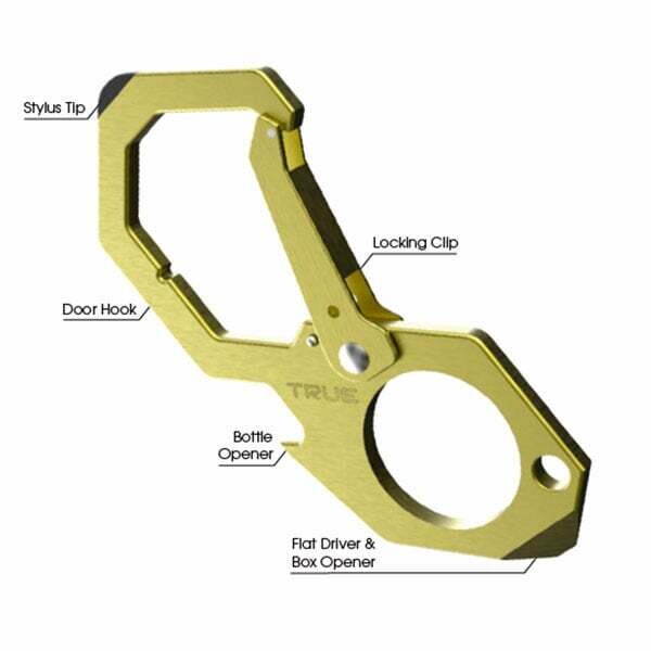 True Utility No-Touch Carabiner Tool