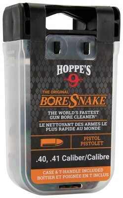 Hoppe's BoreSnake w/ Carry Case & Pull Handle .40 -.41 Cal